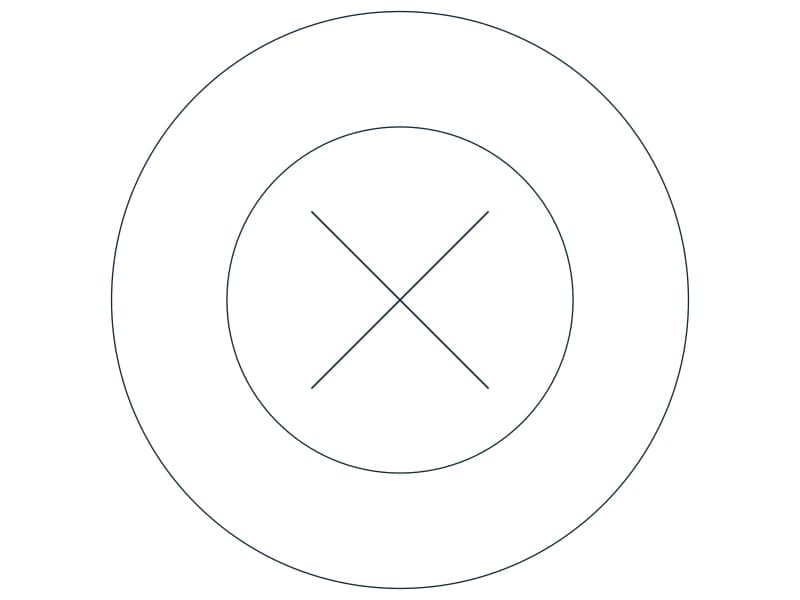 Bollard CAD block — line drawing preview of the DWG file