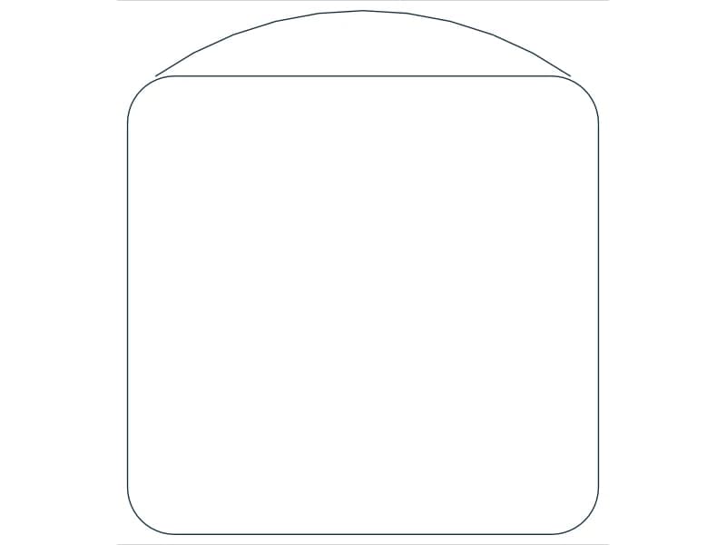 Chair Dining CAD block — line drawing preview of the DWG file