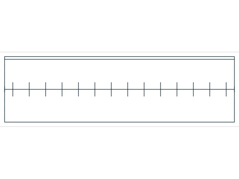 Closet Rod Shelf 84 CAD block — line drawing preview of the DWG file