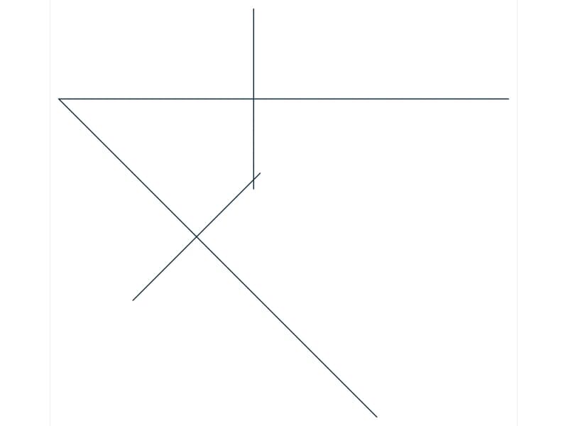 كتلة CAD كوع مكثف 45 جنوب شرق — معاينة رسم خطي لملف DWG