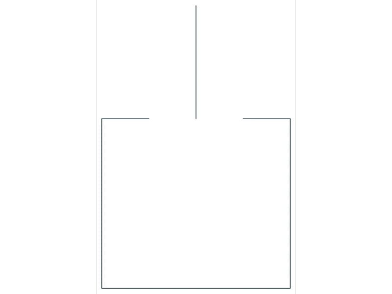 كتلة CAD مخفض مكثف رأسي — معاينة رسم خطي لملف DWG