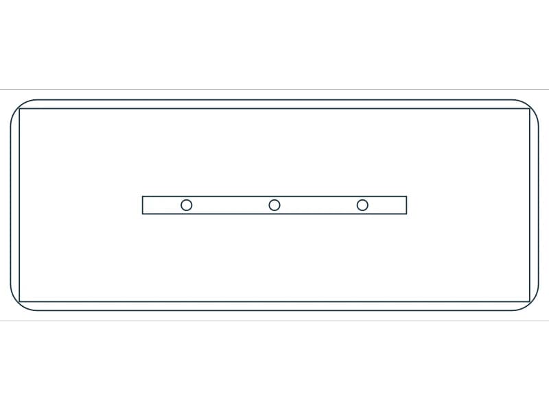 Conference Table 10 CAD block — line drawing preview of the DWG file