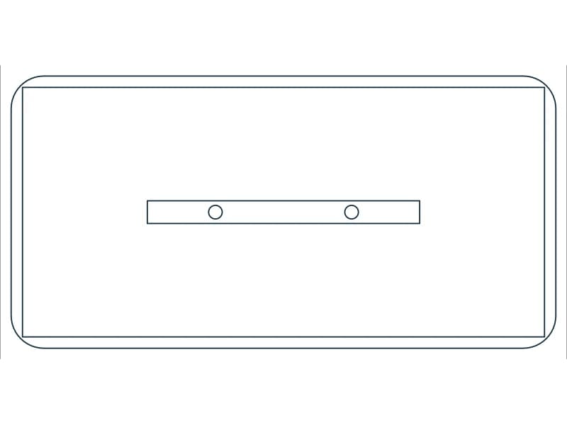 Conference Table 8 CAD block — line drawing preview of the DWG file