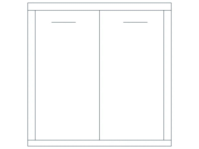 كتلة CAD مسار منضدة — معاينة رسم خطي لملف DWG