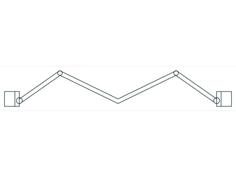 Door Bifold 60 CAD block — line drawing preview of the DWG file