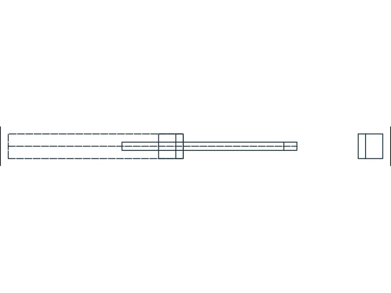 Door Pocket 32 CAD block — line drawing preview of the DWG file