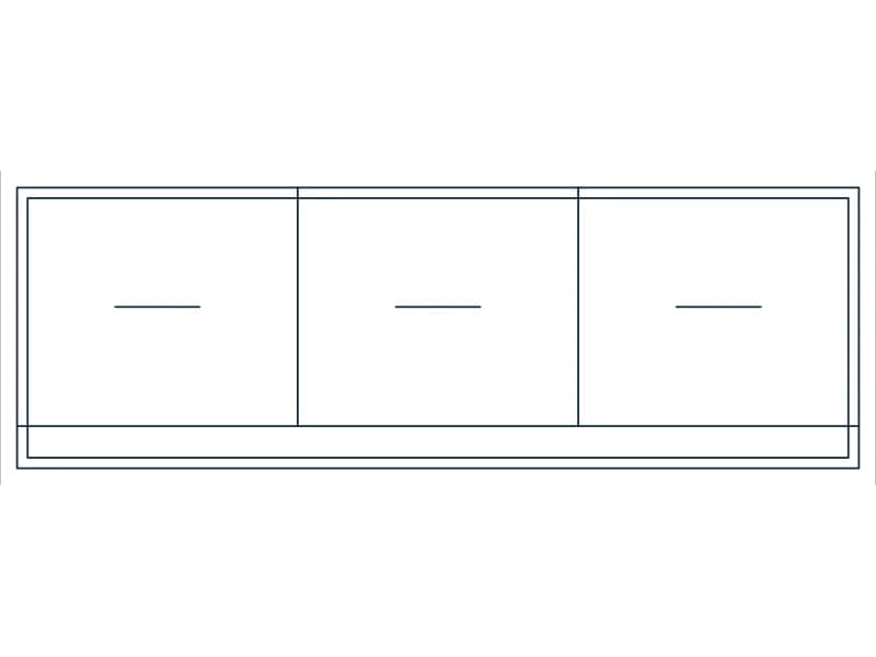 Dresser 60 CAD block — line drawing preview of the DWG file