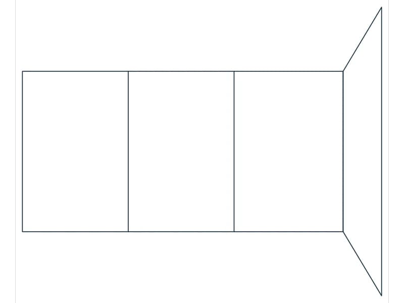 كتلة CAD ممر سيارات — معاينة رسم خطي لملف DWG