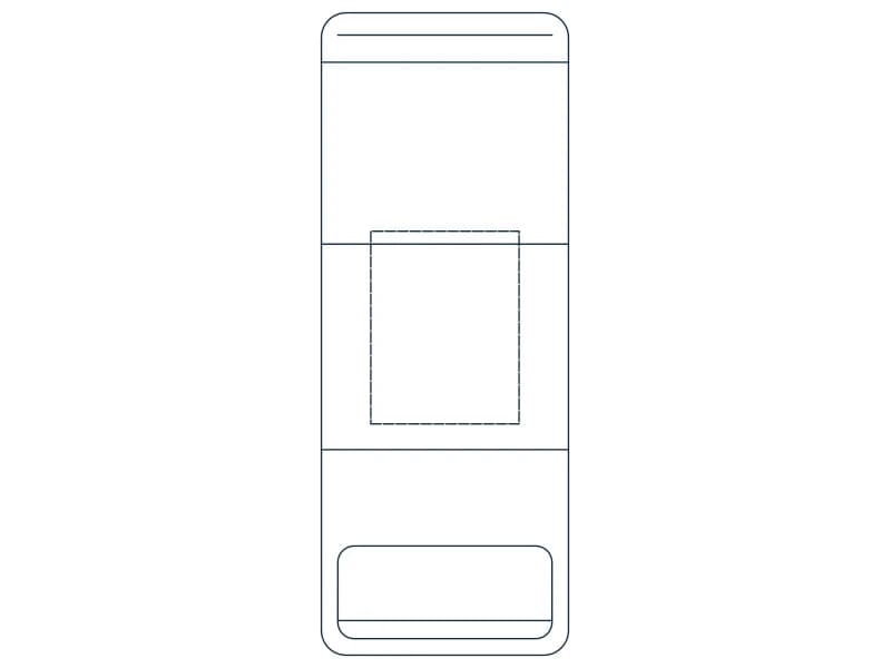 Exam Table CAD block — line drawing preview of the DWG file