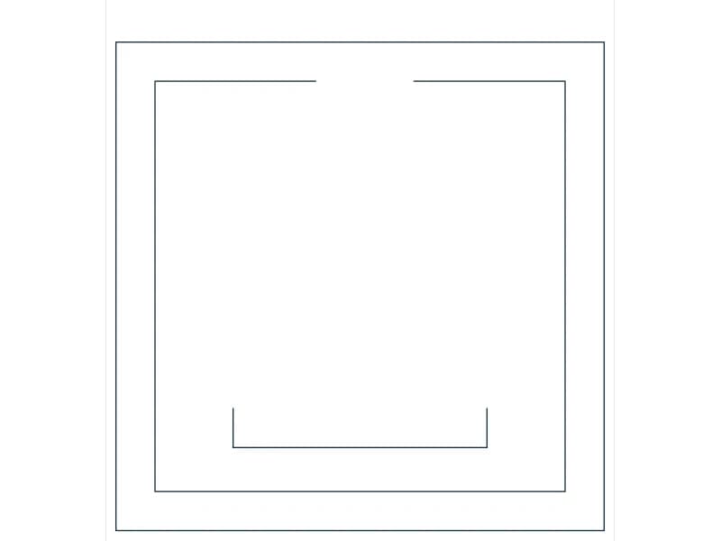 كتلة CAD ساحب إنذار حريق — معاينة رسم خطي لملف DWG