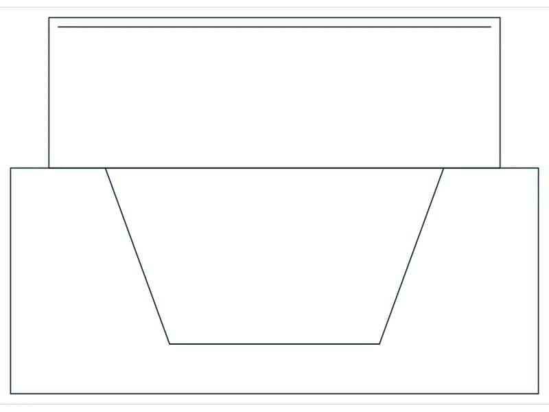 Fireplace 36 CAD block — line drawing preview of the DWG file