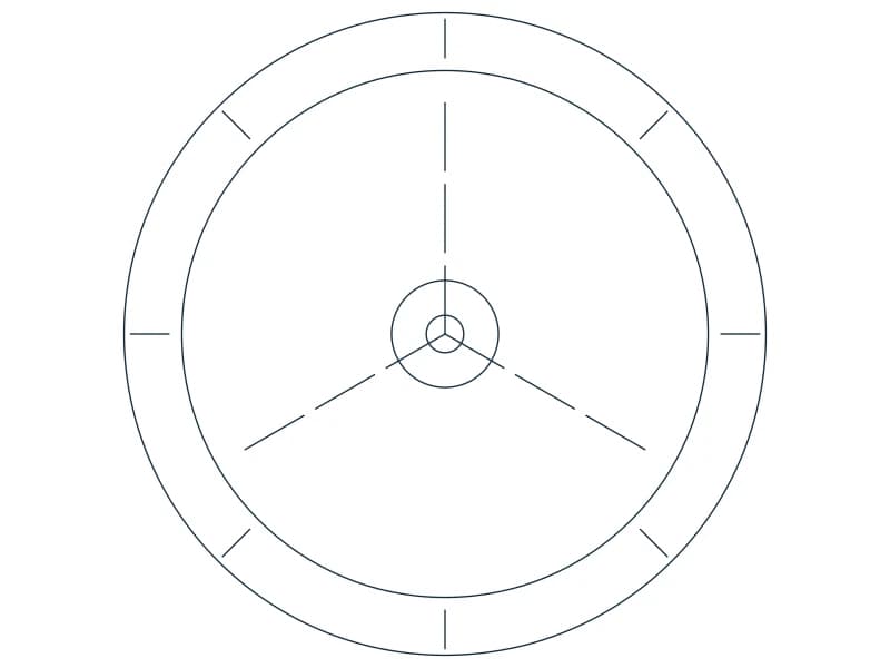 Floor Lamp 12 CAD block — line drawing preview of the DWG file