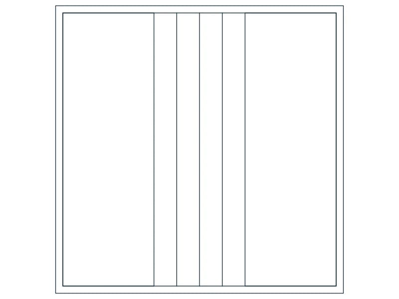 Free Weight Platform 8X8 CAD block — line drawing preview of the DWG file