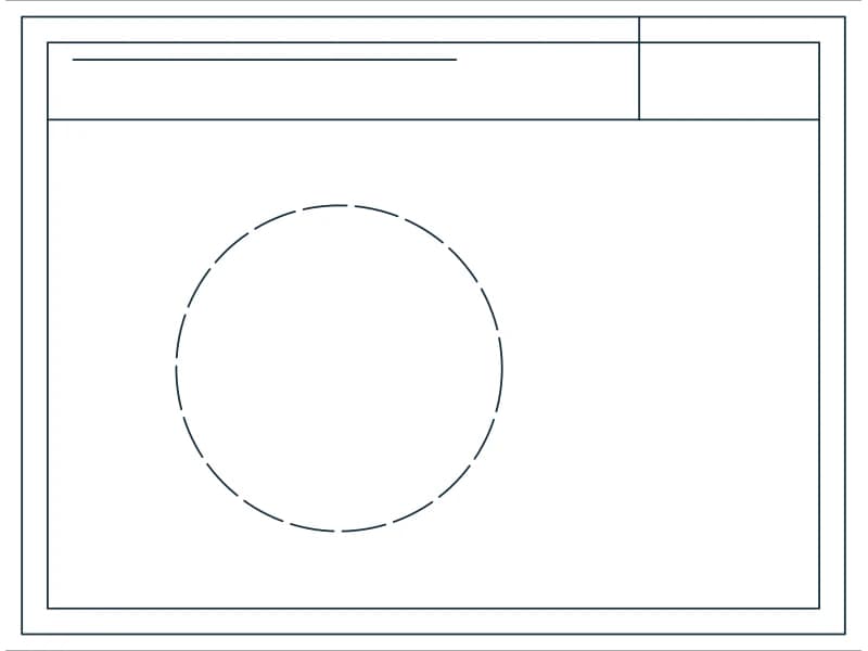 كتلة CAD ميكروويف — معاينة رسم خطي لملف DWG