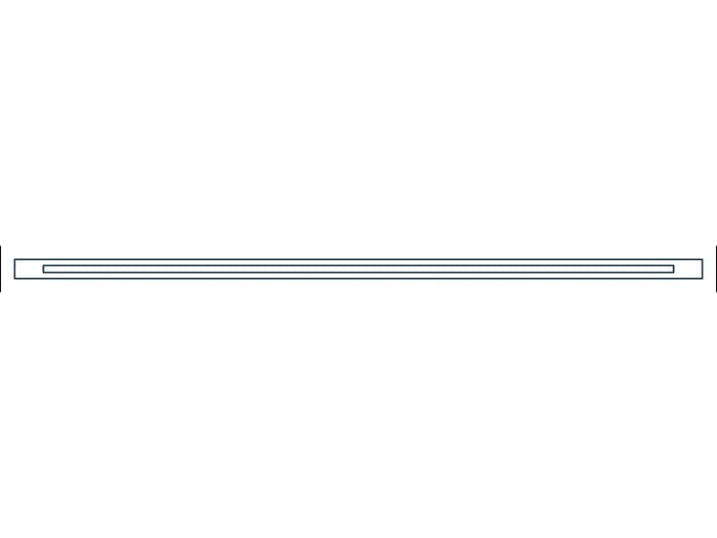 Mirror CAD block — line drawing preview of the DWG file