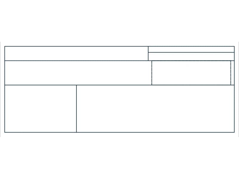 Nurse Station 96 CAD block — line drawing preview of the DWG file