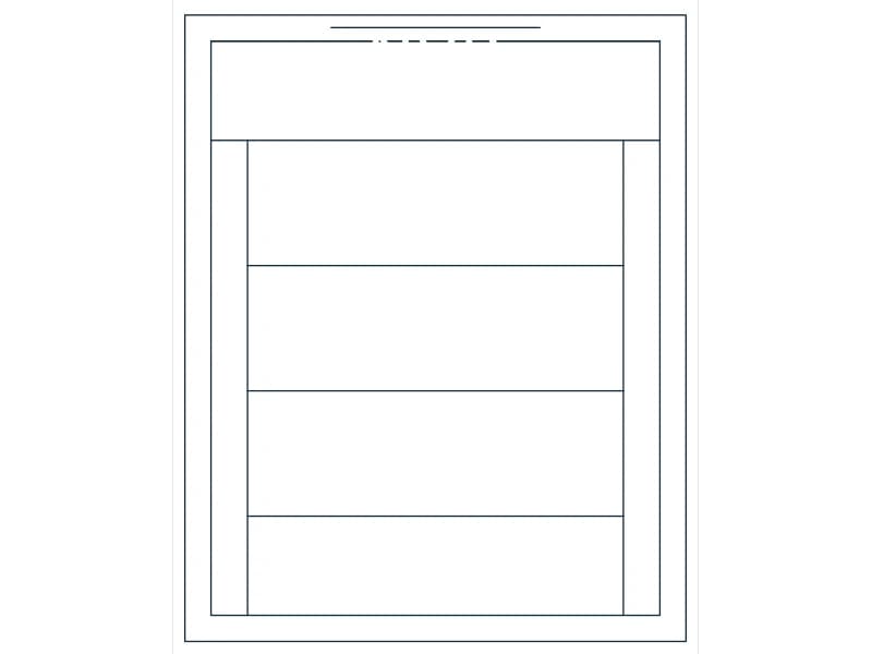 كتلة CAD رف مسجل فيديو شبكي — معاينة رسم خطي لملف DWG