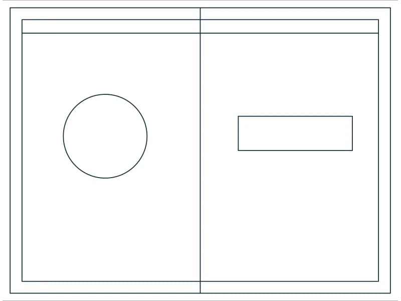 Recycle Bin CAD block — line drawing preview of the DWG file