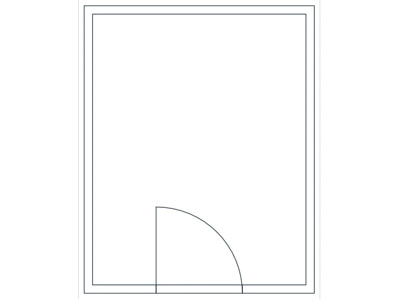 كتلة CAD سقيفة — معاينة رسم خطي لملف DWG