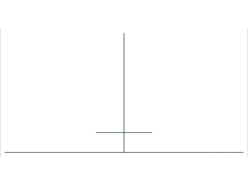 كتلة CAD وصلة T للرشّاش شمال — معاينة رسم خطي لملف DWG