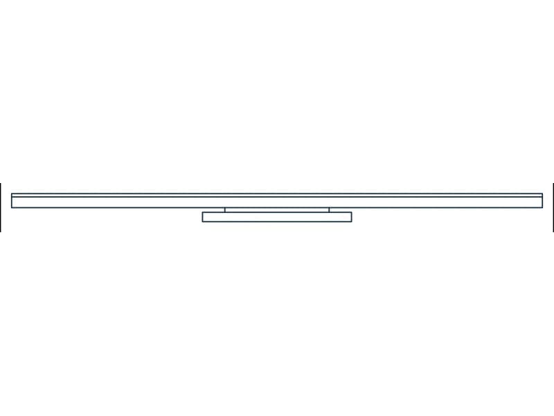 Tv Wall 65 CAD block — line drawing preview of the DWG file