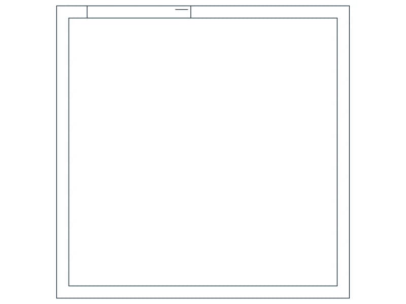 كتلة CAD غرفة تبريد — معاينة رسم خطي لملف DWG