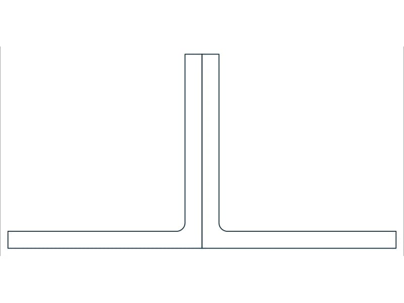 2L10X10X7/8 Steel Section CAD block — line drawing preview of the DWG file