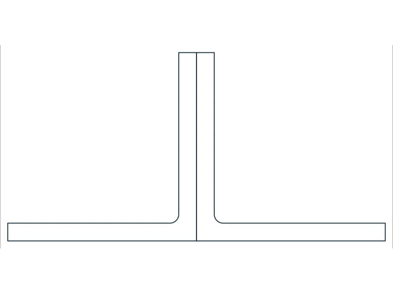 2L12X12X1-1/8 Steel Section CAD block — line drawing preview of the DWG file