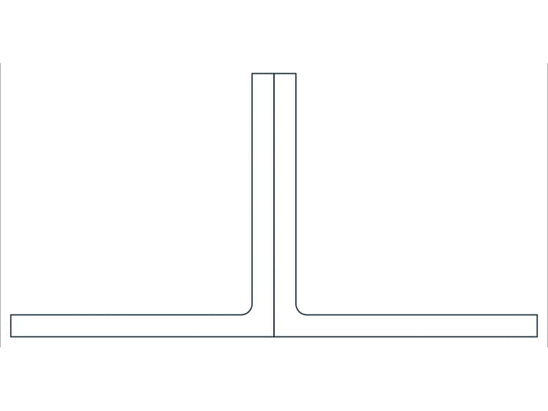 2L12X12X1 Steel Section CAD block — line drawing preview of the DWG file