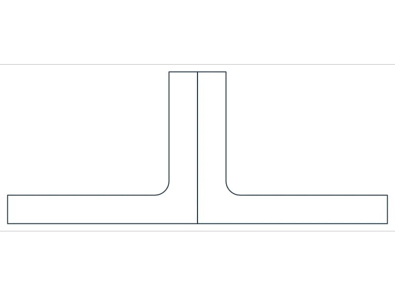 2L2-1/2X2X3/8SLBB Steel Section CAD block — line drawing preview of the DWG file