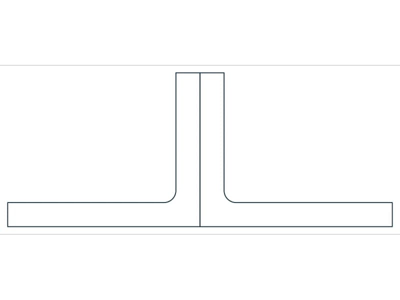 2L2-1/2X2X5/16X3/4SLBB Steel Section CAD block — line drawing preview of the DWG file