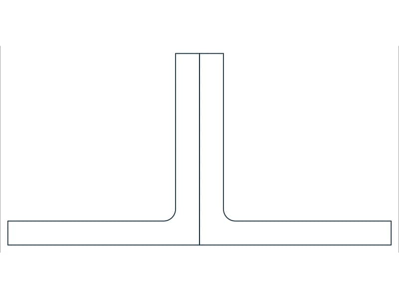 2L2X2X1/4 Steel Section CAD block — line drawing preview of the DWG file
