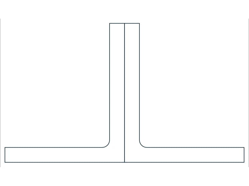 2L3-1/2X3X3/8LLBB Steel Section CAD block — line drawing preview of the DWG file