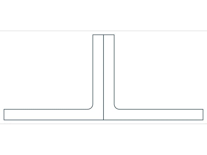2L3-1/2X3X3/8SLBB Steel Section CAD block — line drawing preview of the DWG file