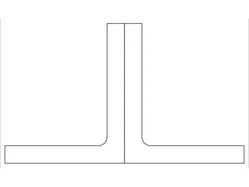 2L3-1/2X3X7/16X3/8LLBB Steel Section CAD block — line drawing preview of the DWG file
