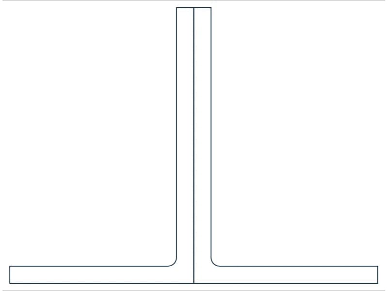 2L3X2X3/16X3/8LLBB Steel Section CAD block — line drawing preview of the DWG file