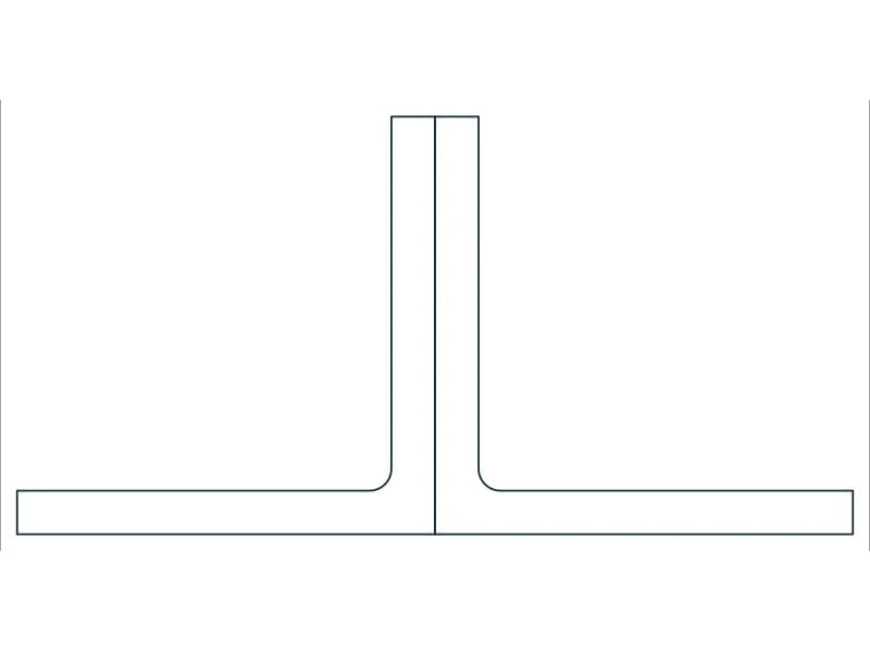 2L3X3X5/16 Steel Section CAD block — line drawing preview of the DWG file