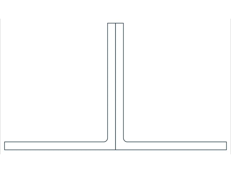 2L4X3-1/2X1/4X3/4LLBB Steel Section CAD block — line drawing preview of the DWG file