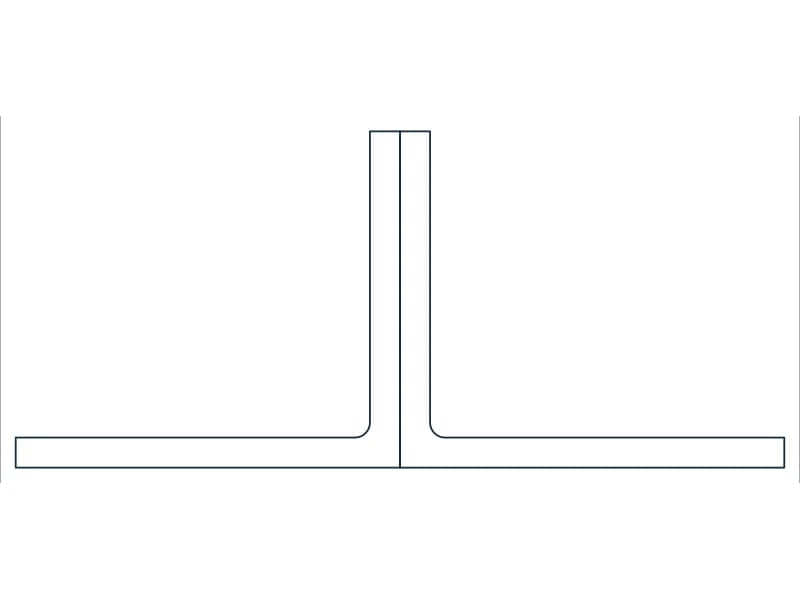 2L4X3-1/2X5/16SLBB Steel Section CAD block — line drawing preview of the DWG file