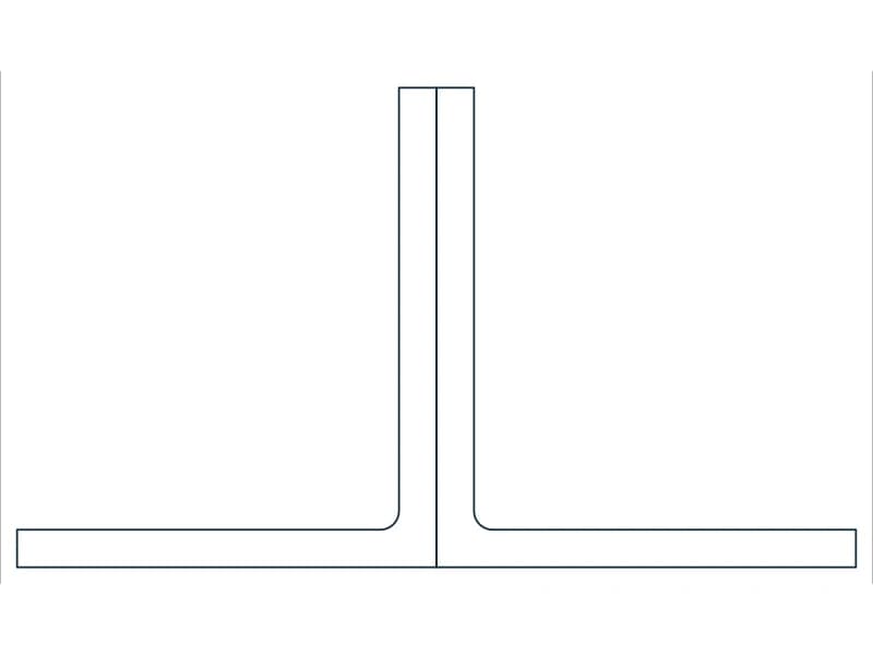 2L4X3-1/2X5/16X3/8LLBB Steel Section CAD block — line drawing preview of the DWG file