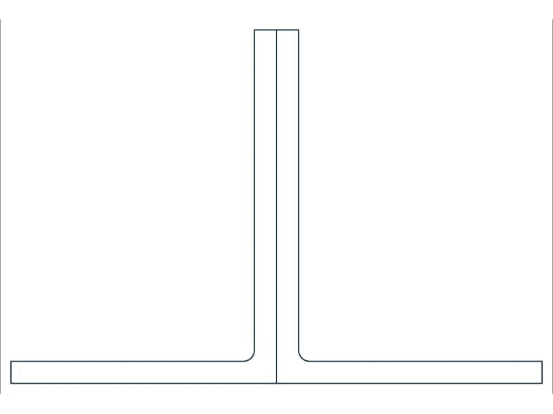 2L4X3X1/4X3/4LLBB Steel Section CAD block — line drawing preview of the DWG file
