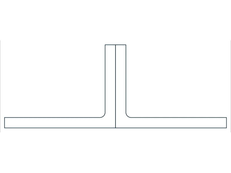 2L4X3X3/8SLBB Steel Section CAD block — line drawing preview of the DWG file