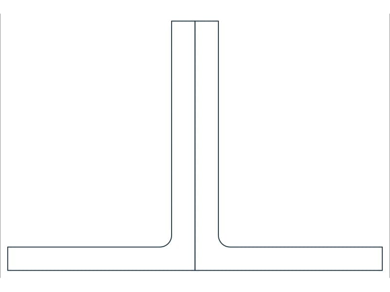 2L4X3X3/8X3/4LLBB Steel Section CAD block — line drawing preview of the DWG file