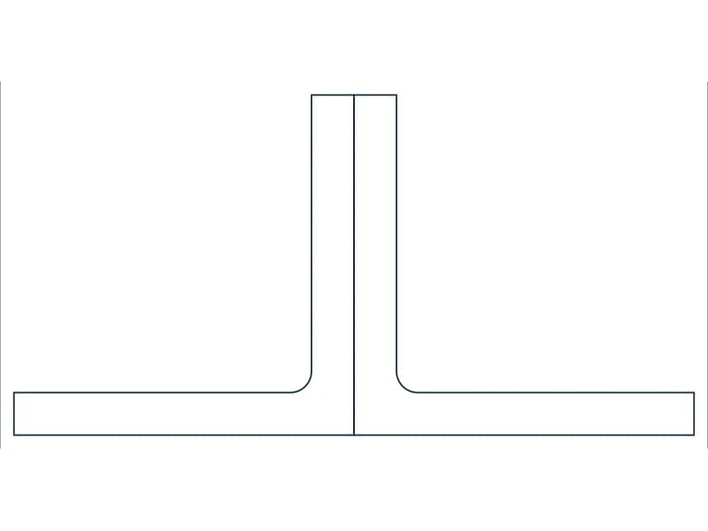 2L4X4X1/2 Steel Section CAD block — line drawing preview of the DWG file