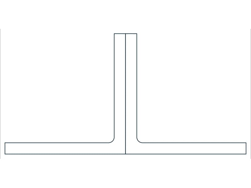 2L4X4X3/8 Steel Section CAD block — line drawing preview of the DWG file