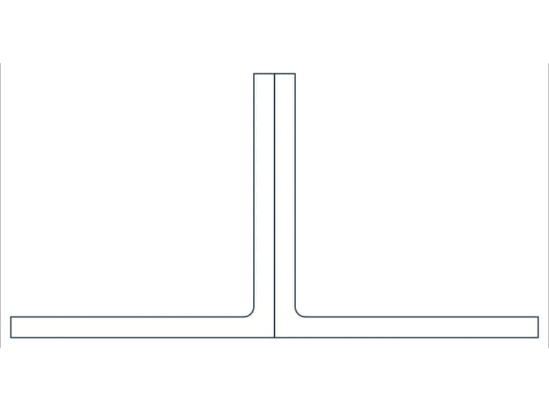 2L4X4X5/16 Steel Section CAD block — line drawing preview of the DWG file