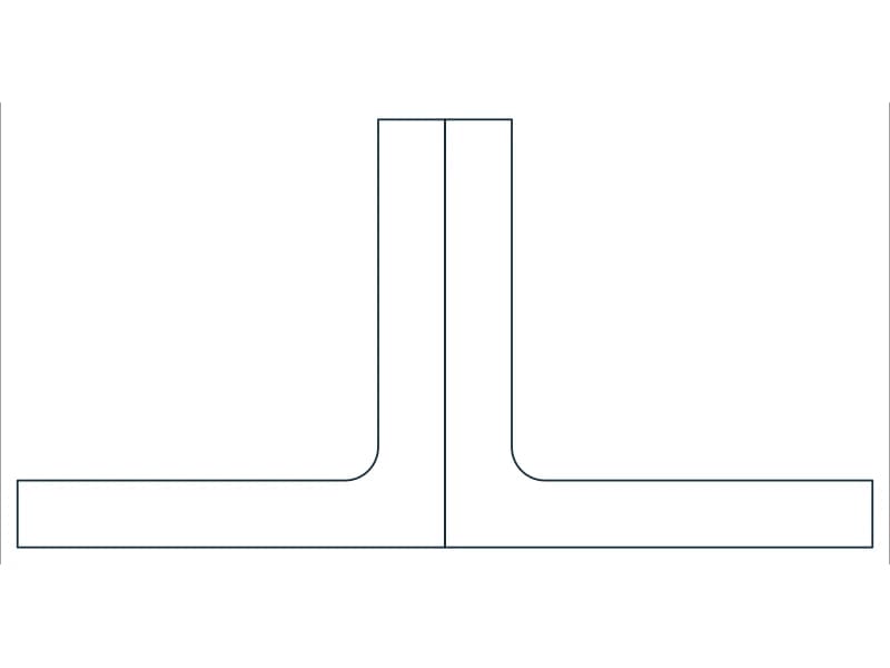 2L4X4X5/8 Steel Section CAD block — line drawing preview of the DWG file