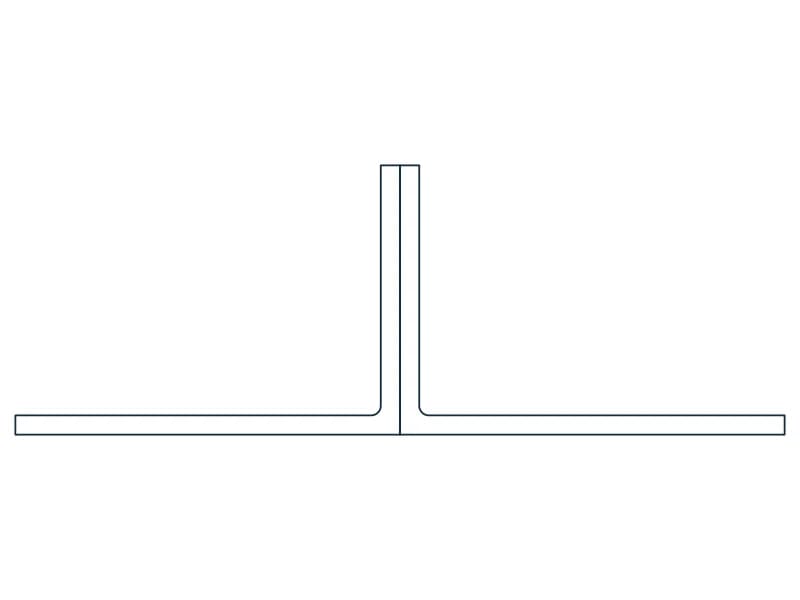2L5X3-1/2X1/4X3/4SLBB Steel Section CAD block — line drawing preview of the DWG file