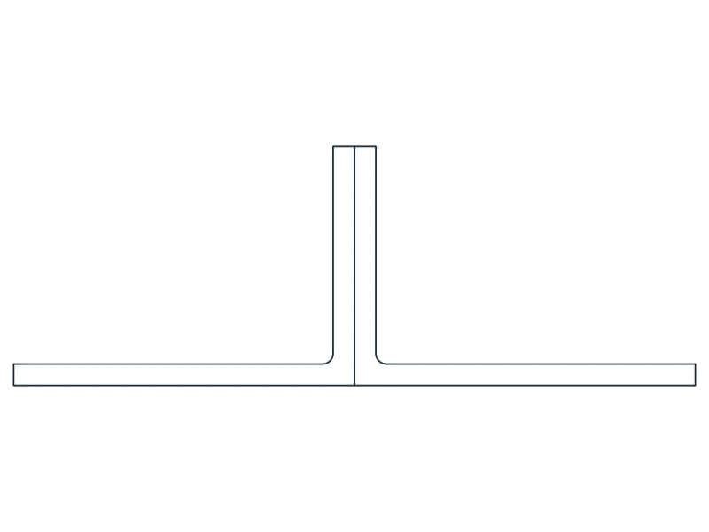 2L5X3-1/2X5/16X3/4SLBB Steel Section CAD block — line drawing preview of the DWG file