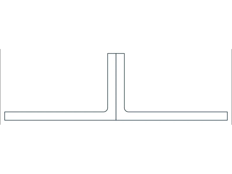 2L5X3X3/8X3/8SLBB Steel Section CAD block — line drawing preview of the DWG file